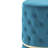 Bardara Blue Swivel Ottoman/stool