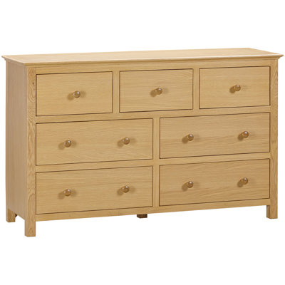 Taounate 125cm W 7 - Drawer Chest of Drawers