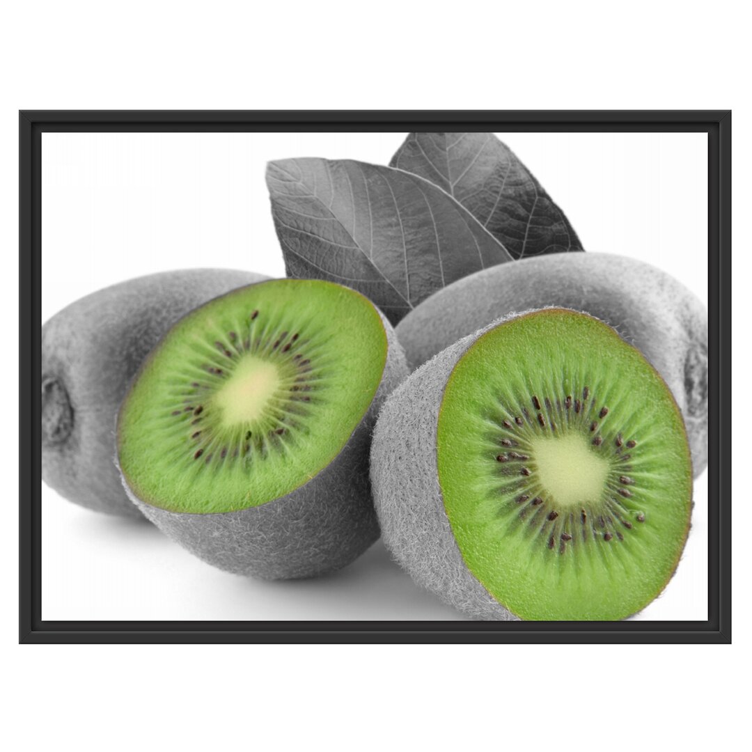 Gerahmtes Wandbild schöne Kiwis