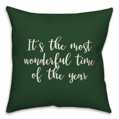  Coussin décoratif It's the Most Wonderful Time of the Year