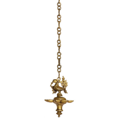 Lampe suspendue paon