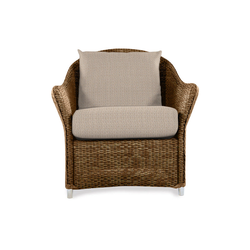 Weekend Retreat Outdoor Lounge Chair, Linen, Demo Oatmeal