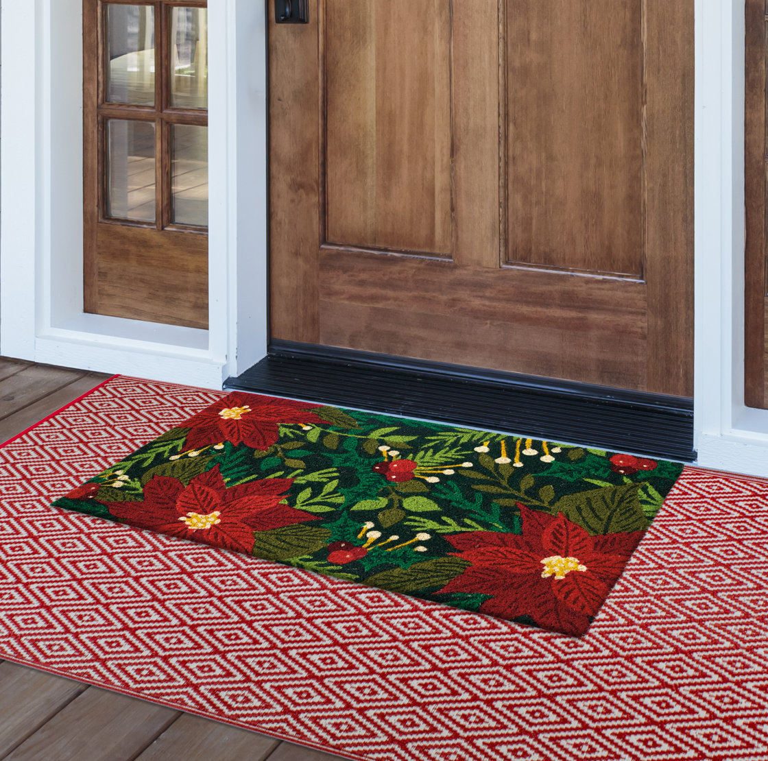 Doormat Rug door mat Waterproof Indoor Color Decor Front Holiday
