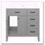 Meuble-lavabo 36 po avec lavabo et beaucoup de rangement-132953501
