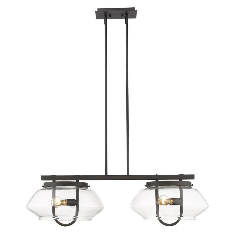 Mathes 4 - Light Kitchen Island Pendant, Oil-Rubbed Bronze