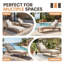 Chaise longue avec coussin amovible-125311036