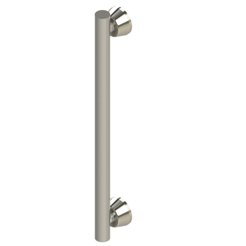 Barre d'appui linéaire Invisia, barre d'appui de luxe Designer (capacité de 500 lb), l 24 po, Acier inoxydable brossé