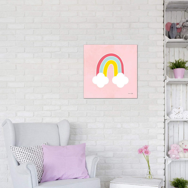 «His Rainbow» par Ann Kelle - impression d'art graphique, Toile tendue, H 26 po x l 26 po x P 1,5 po