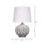 Reef Ceramic Table Lamp with Linen Shade