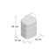 Living Nostalgia 3L Metal Compost Odor Resistant Indoor Compost Bucket-21546643