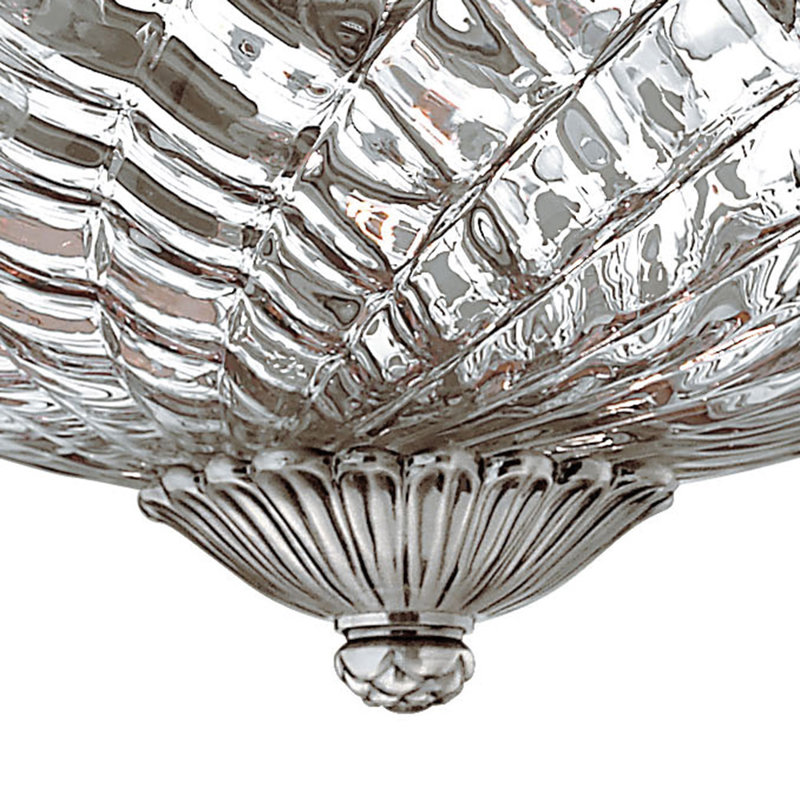 Plantation 3-Light Outdoor Flush Mount