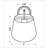 Wykeria Steel Armed Sconce-1353264122