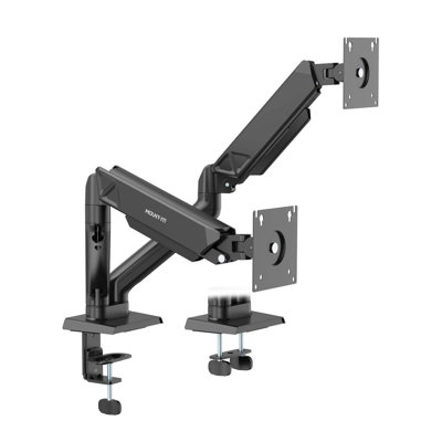 Dual Monitor Mount With Spring Arms
