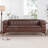 Natsue 84.06'' Faux Leather Sofa-573422054