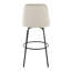 Tabouret de bar contemporain à hauteur fixe avec pivot-134319032