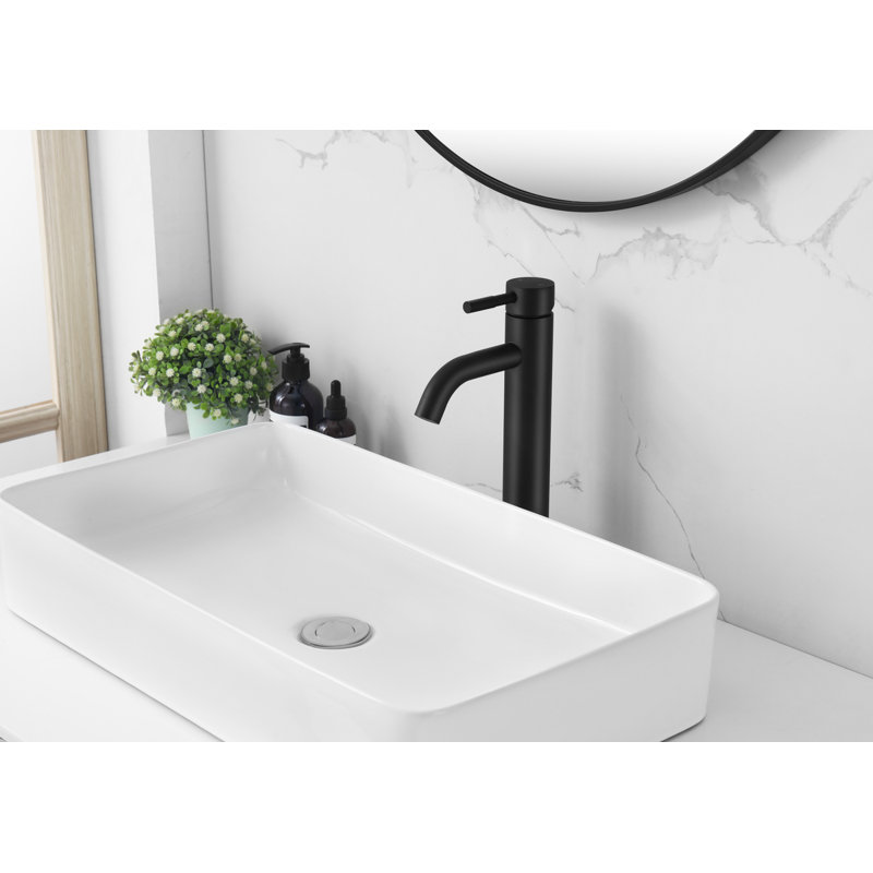 Robinet pour salle de bain Victor, Noir mat