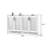 White Aluminum alloy Shoe Storage