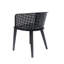 De 2 chaises de salle à manger d'extérieur en fer noir - esthétique et polyvalente pour le patio, la cour, l'assemblage inclus la chaise deux en fer, rouille, idéal requis-786899094