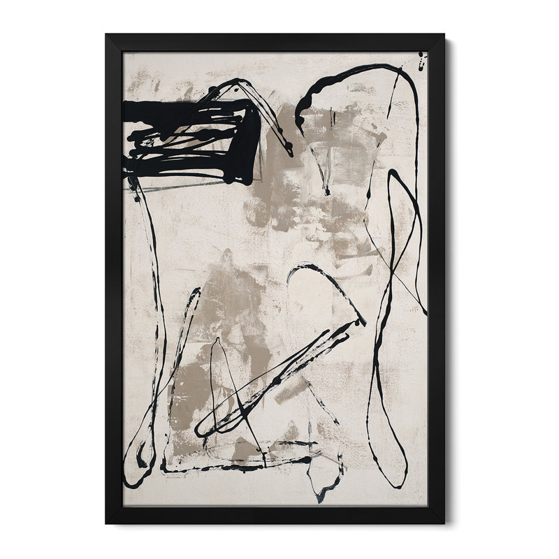 Noir éclaboussé - reproduction d'art murale - affiche de galerie, H 32 po x l 24 po