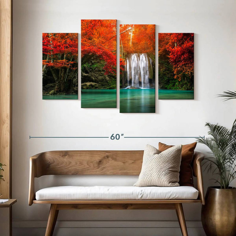 Alvord Erawan Falls en automne, H 32 po x l 52 po