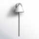 Gianni Single Light Aluminum Dimmable Plug-in Swing Arm Sconce