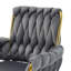 Helmville Tufted Velvet Metal Armchair (1Pcs)-1295454516-1326291468