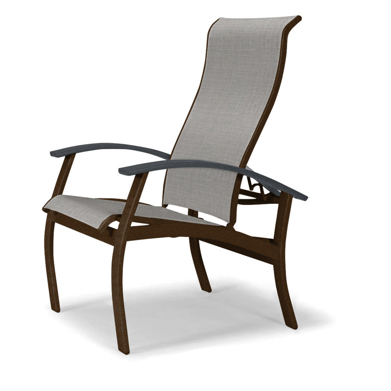 Chaise de patio Askar, Kona texturé, Alliage Sunbrella®, Graphite classique