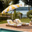 Parasol à manivelle 9 pi Buti-1674147583