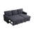 Storage Sofa: Cotton Linen & Fibre Foam Combo-824181458