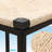Dalraj Counter Stool with Metal Frame