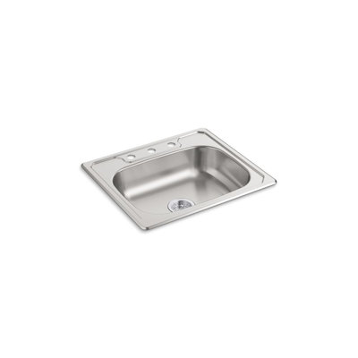 Middleton 25'' L Single Bowl Stainless Steel Kitchen Sink