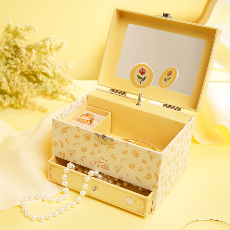 Disney Pastel Princess Musical Jewellery Box Belle