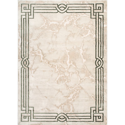 Monaco Series Abrstract Black/Gray/Ivory/Beige Area Rug