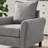 Danaysha 34.65" W Comfy Accent Armchair-424973037