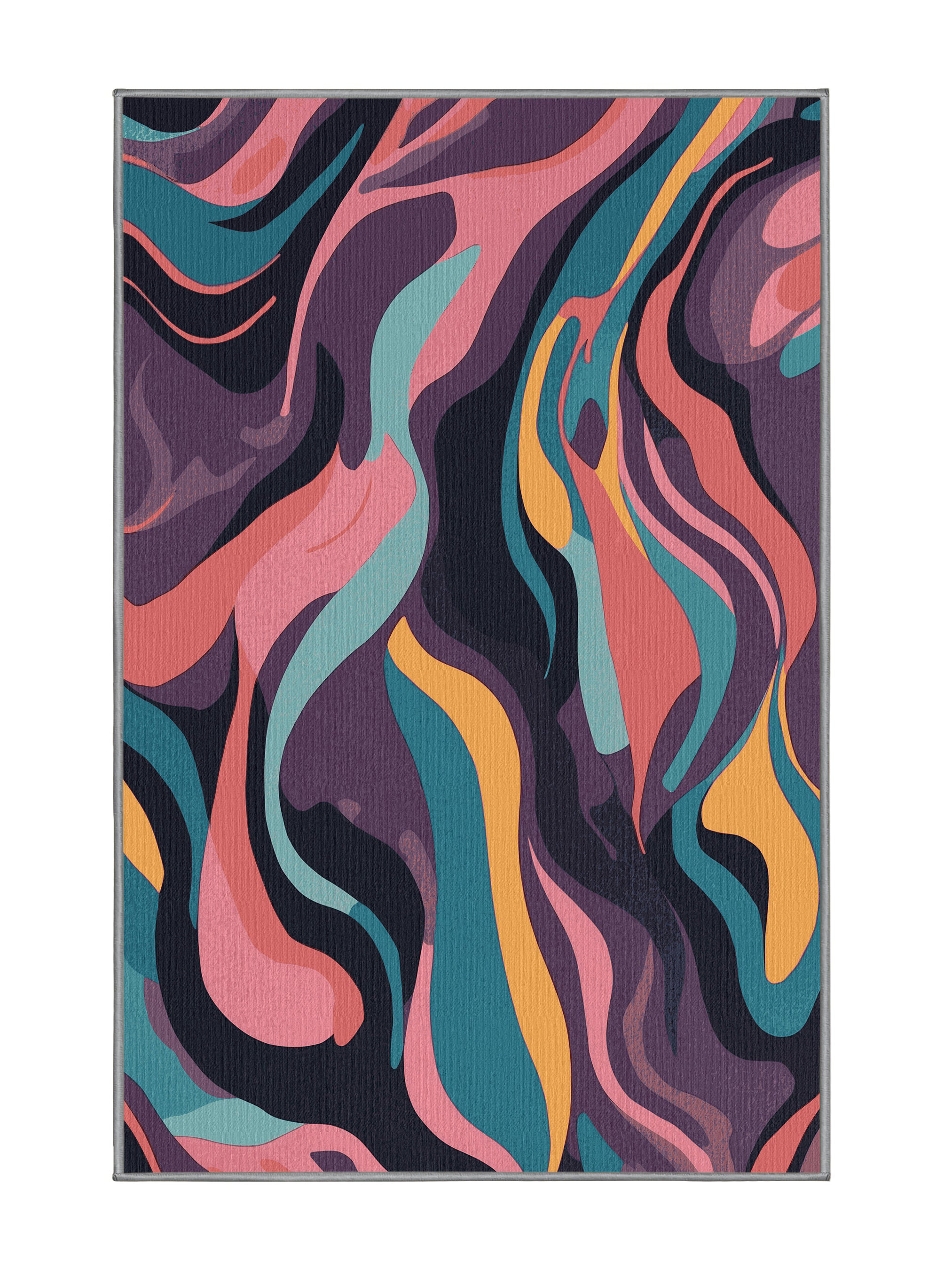 Orren Ellis Electric Circuitry Rug | Wayfair