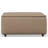 Nahele Upholstered Castered Cocktail Ottoman-384893432