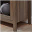 Armoire de rangement arquée avec lumières, armoire de rangement en bois de style rétro moderne avec tablettes en verre réglables, convenant à une armoire de rangement multifonctionnelle dans la cuisine - brun-554713063