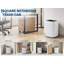 Poubelle de cuisine en métal de 6,8 litres (1,8 gallon) – Étanche, petite poubelle décorative pour salle de bain, bureau, chambre – Blanche-135945785