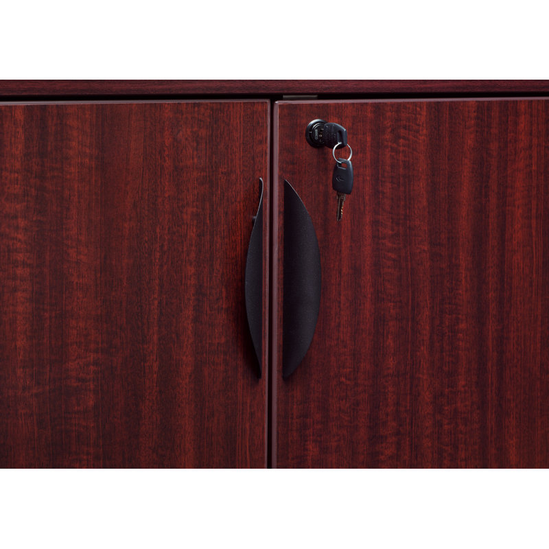 Nevjana Storage Cabinet with Storage Cabinet, Mahogany