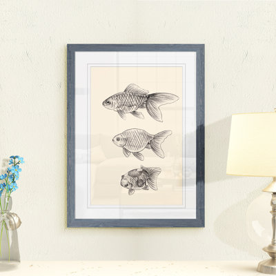 « un poisson rouge iv » par paul cezanne-cadre photo, reproduction d’art
