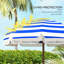 Parasol de plage portatif 6,2 pi Outsunny