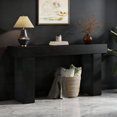 Console Long Long Farmhouse - canapé d'entrée de 63 pouces pour le salon ou le couloir | Idée de cadeau