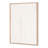 White Geo Mache Brown Shadowbox Wall Art