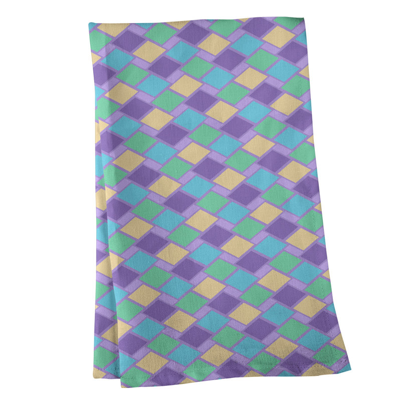 Mcguigan Tea Towel Kitchen Towel, Cotton Twill, Purple/Blue