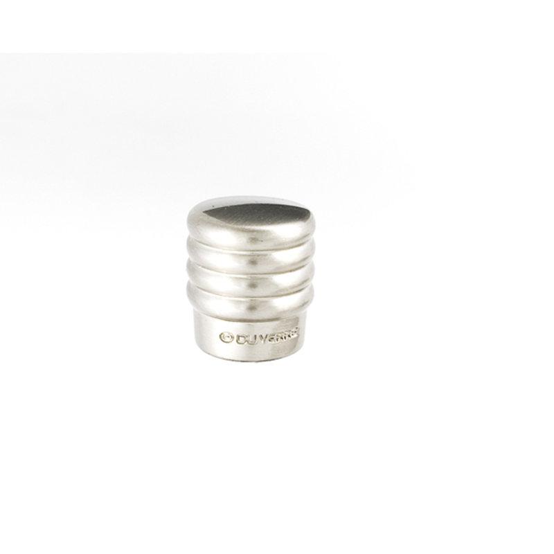 Stacked 3/4" Diameter Cylindrical Knob, Satin Nickel