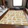 Premium Machine Washable Prisco Gold Rug