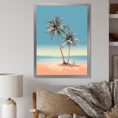 Deserte Island Pearl Paradise Serenity sur toile