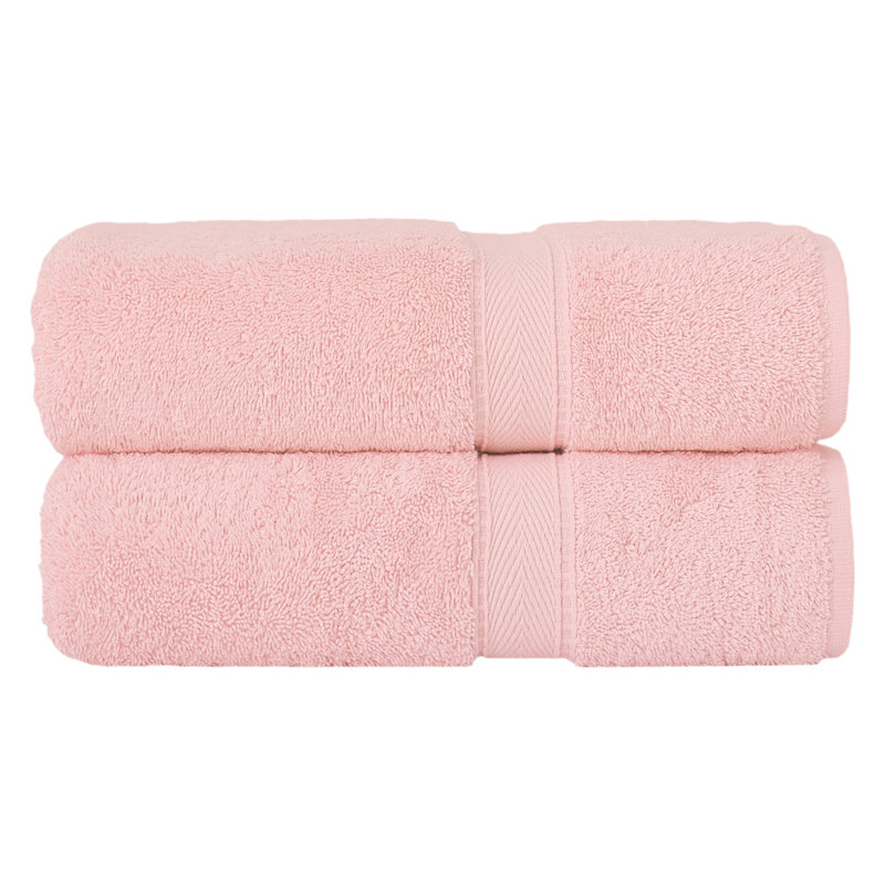 Sinemis Super Plush Bath Towel, Pink
