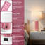 Ensemble de 2 lampes de table modernes en cristal avec veilleuse et deux ports USB A + C, lampes de chevet pour chambre à coucher ou salon avec abat-jour tambour blanc, comprenant des ampoules DEL