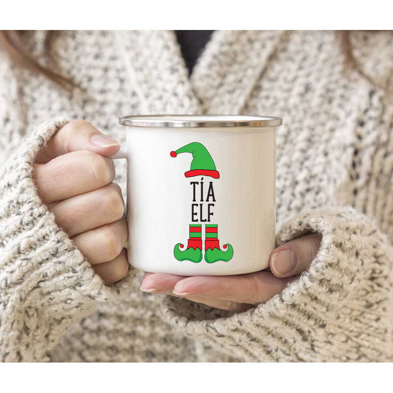 Tasse de camping en acier inoxydable Family Elf, Tante